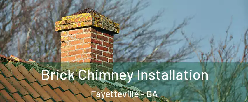Brick Chimney Installation Fayetteville - GA