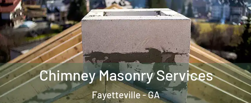 Chimney Masonry Services Fayetteville - GA