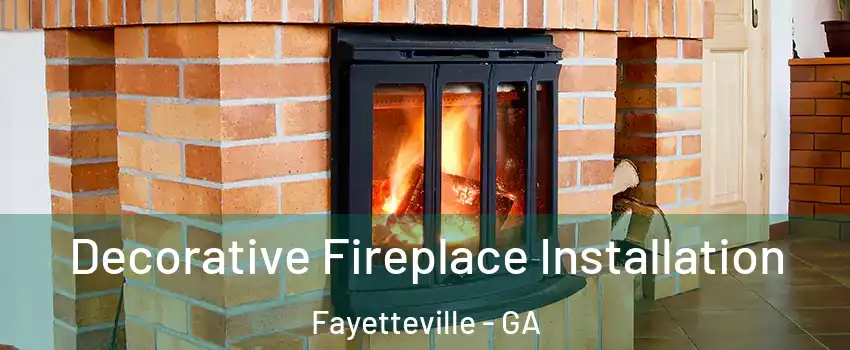Decorative Fireplace Installation Fayetteville - GA