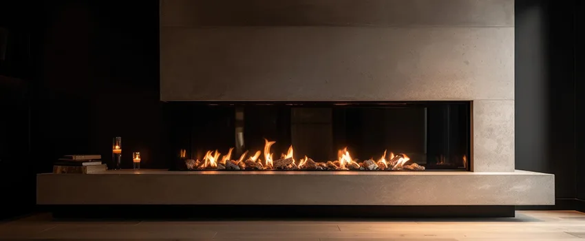 Gas Fireplace Ember Bed Design Services in Fayetteville, Georgia
