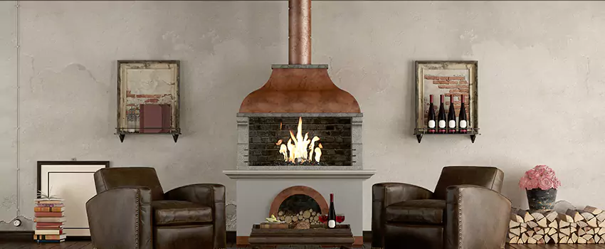 Thelin Hearth Products Providence Pellet Insert Fireplace Installation in Fayetteville, GA