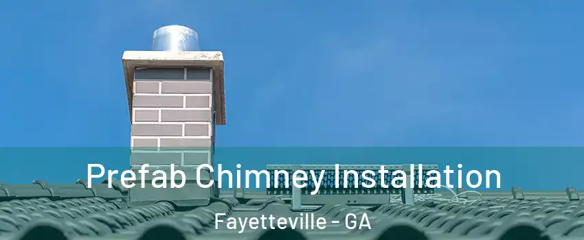  Prefab Chimney Installation Fayetteville - GA