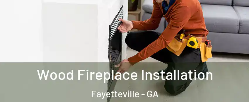  Wood Fireplace Installation Fayetteville - GA